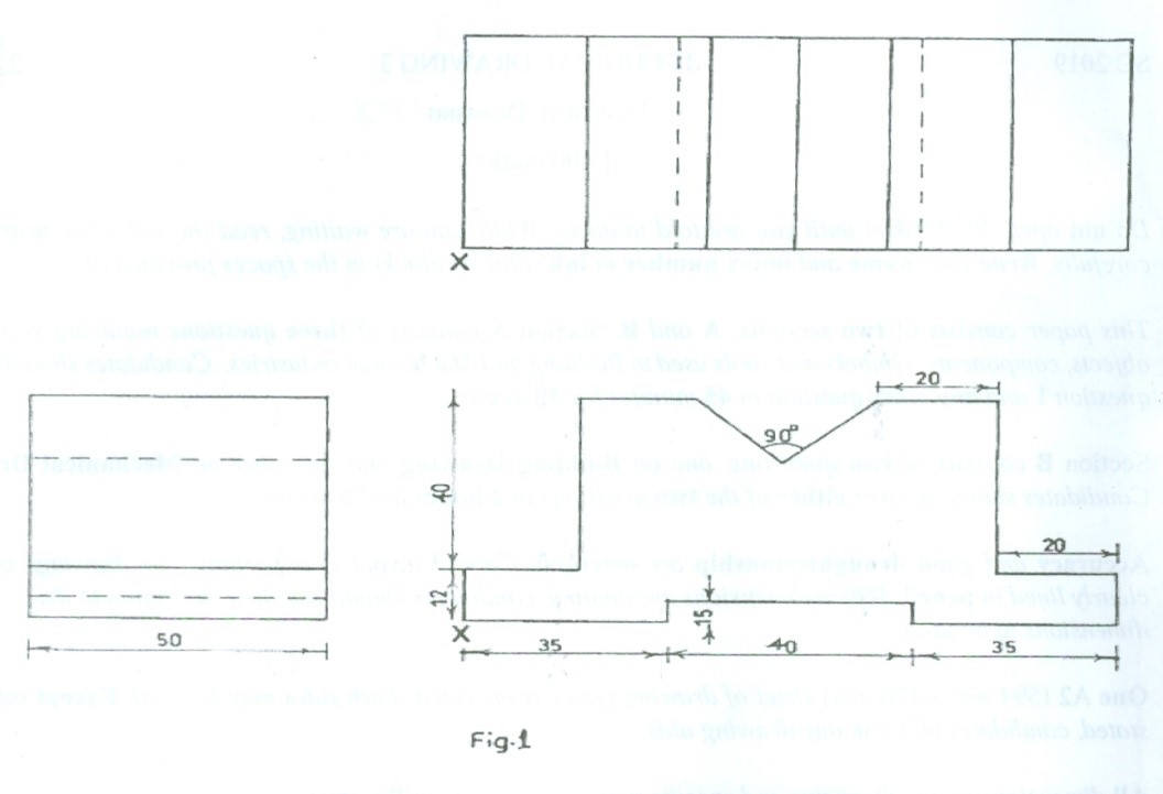 3rd angle orthographic projection